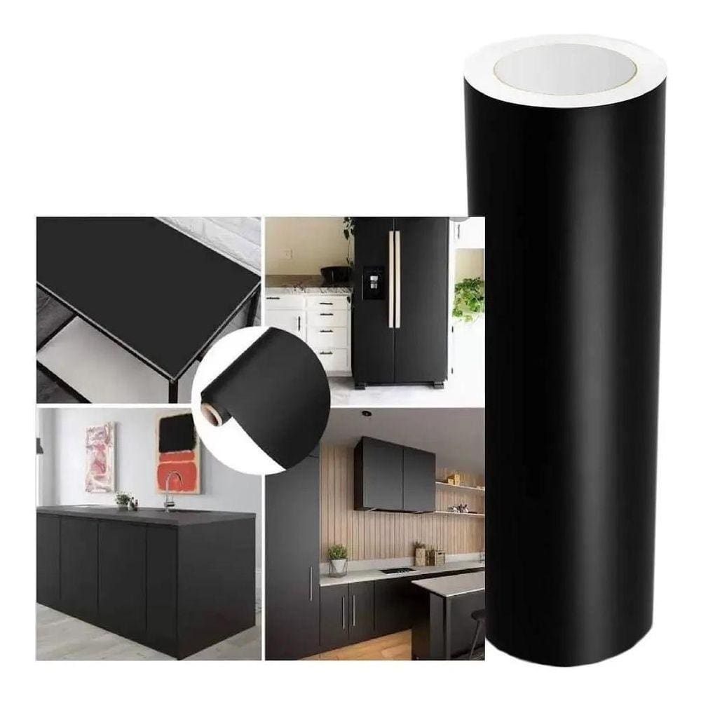 Adesivo Preto Blackout Bloqueia Luz Solar Porta Janela 3M X