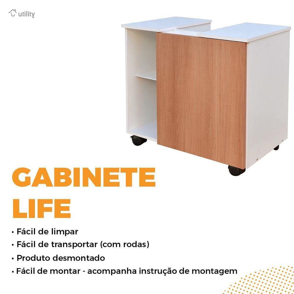 Gabinete Armario Armarinho Balcão De Banheiro Gaveteiro Cuba
