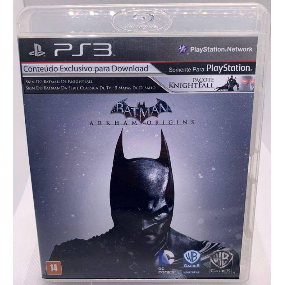 Jogo Batman Origins PS3 Mídia Física Original (Seminovo)