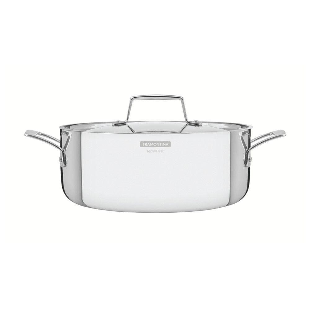 Caçarola Rasa Grano 24 Cm 4,7 L Inox Tramontina