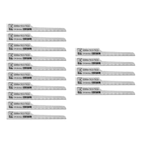 Kit 15 Lâminas Para Serra Tico-Tico Pneumática Bimetal 24D