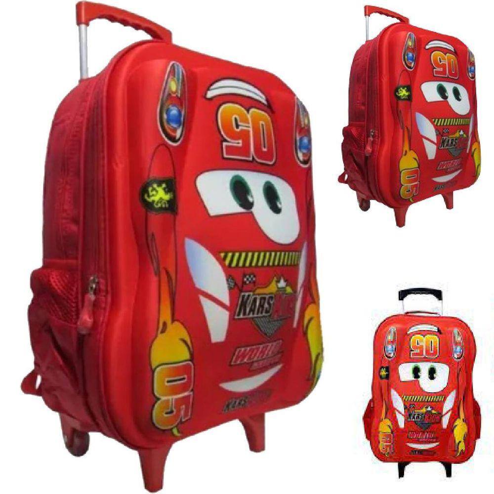 Mochilete Cars Menino Escolar 3D Mc05005