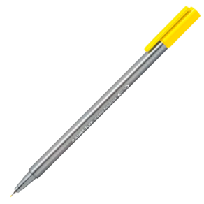 Caneta fineliner 0.3mm Triplus 334-1 Amarelo Staedtler