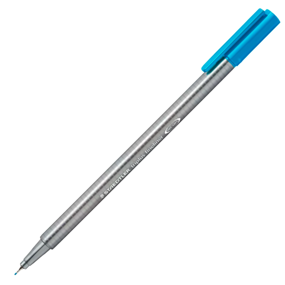 Caneta fineliner 0.3mm Triplus 334-37 Azul Escuro Staedtler