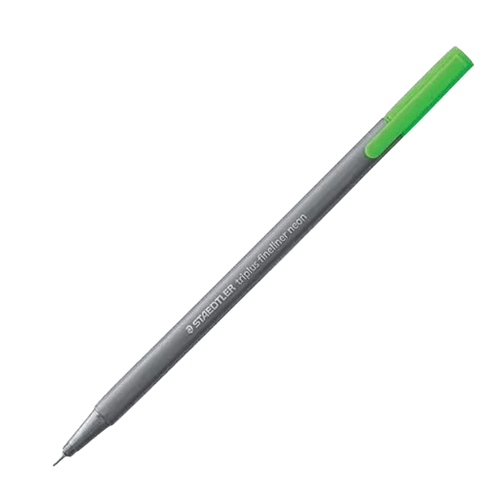 Caneta fineliner 0.3mm Triplus 334-501 Verde Neon Staedtler