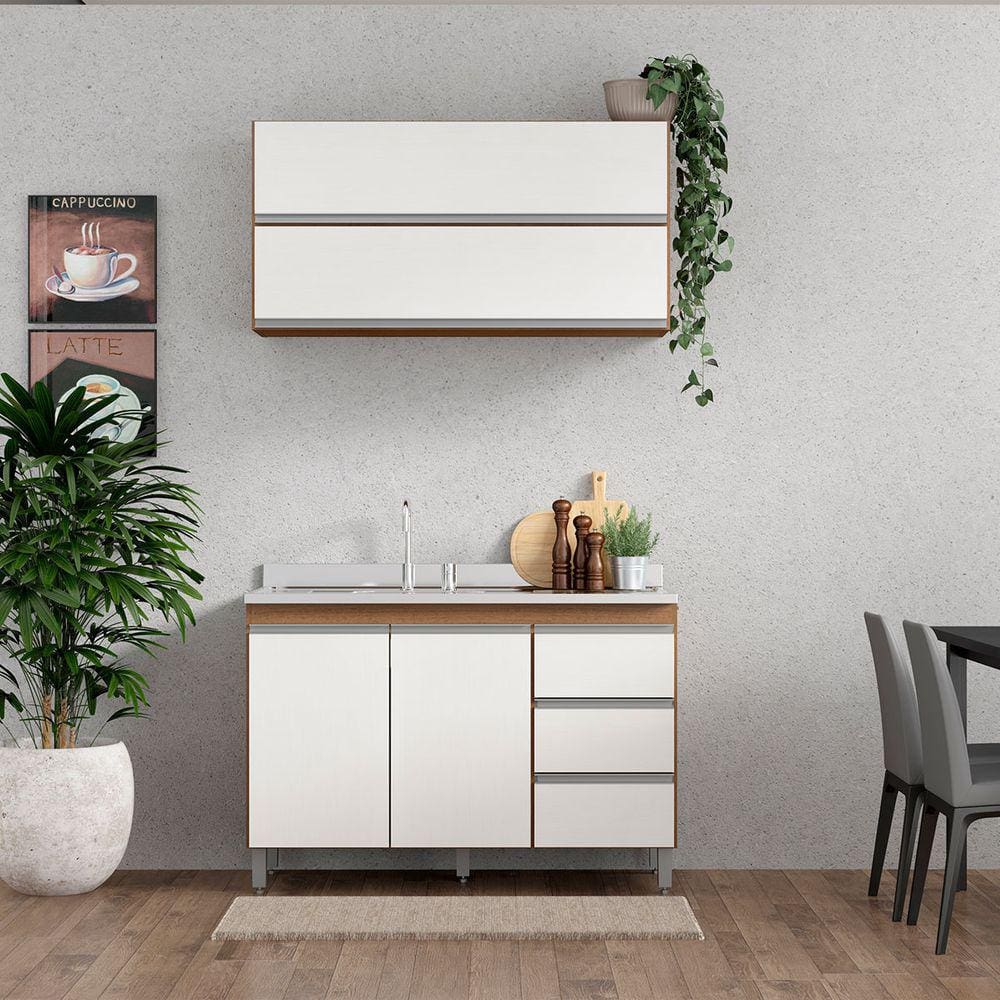 Armario cozinha compacta modulada | Casas Bahia