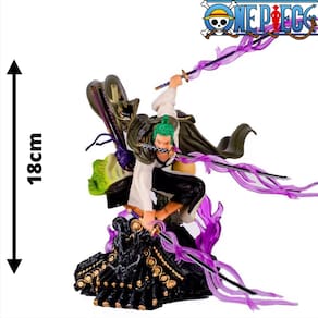 Boneco One Piece - Roronoa Zoro no Telhado - Action Figure 18cm