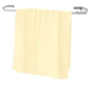 Suporte Porta Toalha Banho Parede Banheiro Quadrado Cromado
