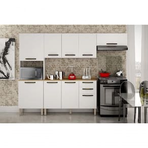 Cozinha Completa 4 Peças Branco Valência Sallêto
