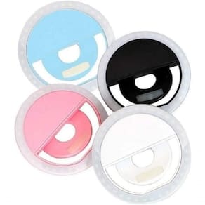 Anel Light Ring Led P/ Selfies - Clipe Universal - Branco