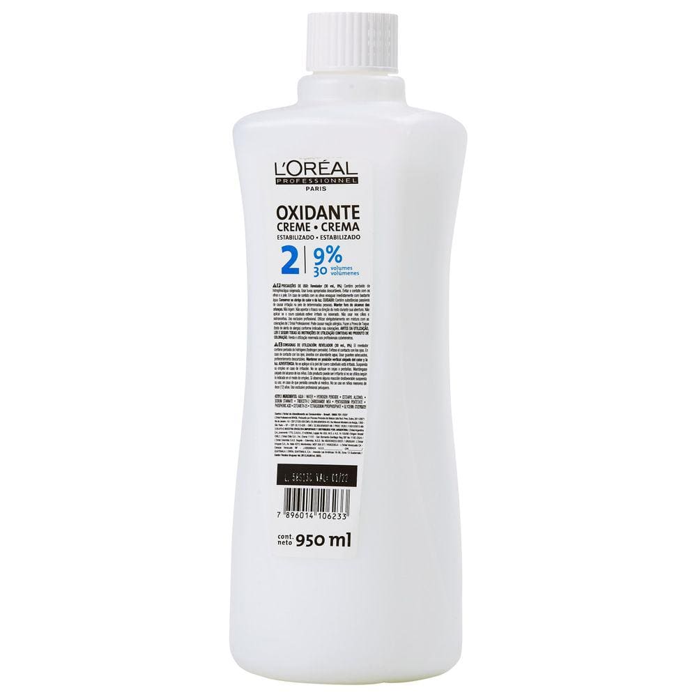 L’Oréal Professionnel Creme 2 -Oxidante 30 Volumes 950ml BLZ