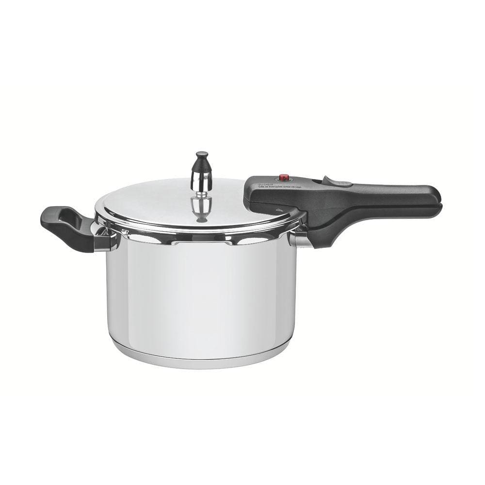 Panela De Pressão 6,0L Aço Inox Fundo Triplo Brava - Tramontina 62416220