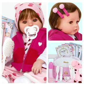 Boneca Bebe Reborn Silicone Girafinha Girafa Original Menina