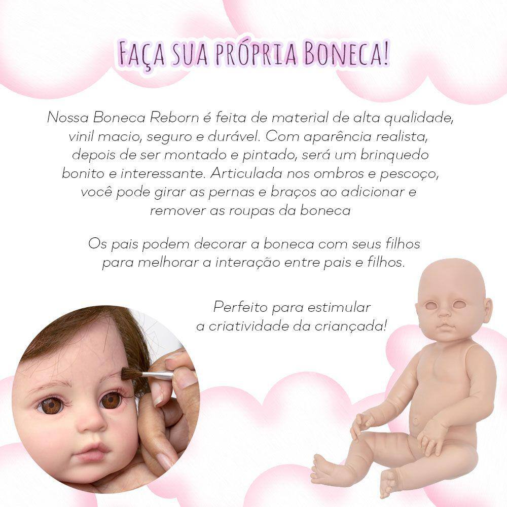 Roupa Para Boneca Bebê Reborn, Material De Alta Qualidade