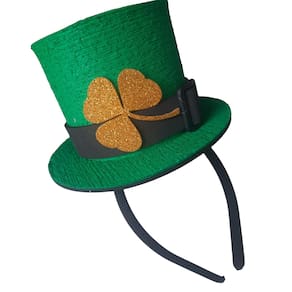 Tiara Cartola Saint Patrick Festa Fantasia St. Patrick`s Day Irlanda Irish Leprechaun Cosplay Arco Verde