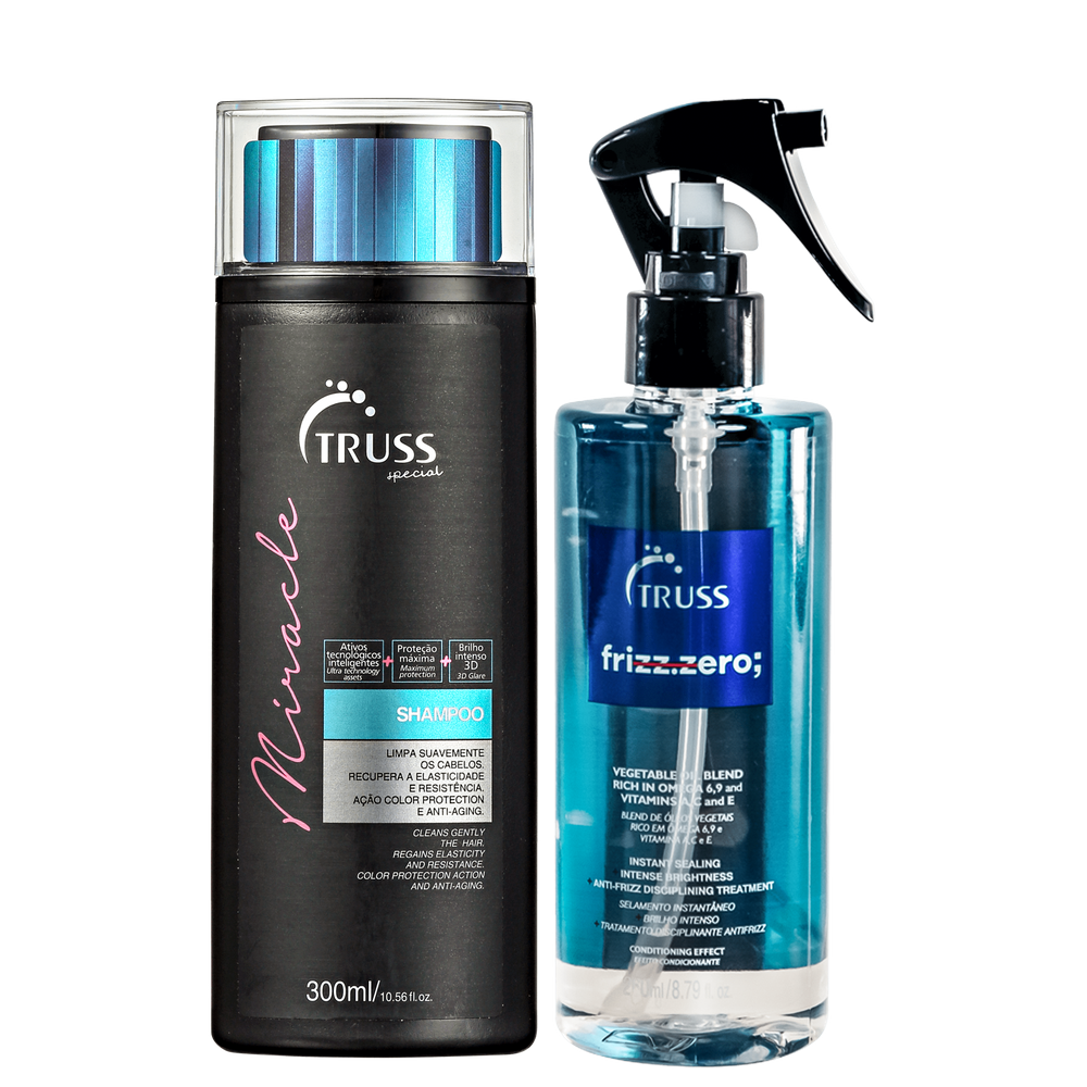 Kit Truss Frizz Zero Miracle Shampoo (2 Produtos)