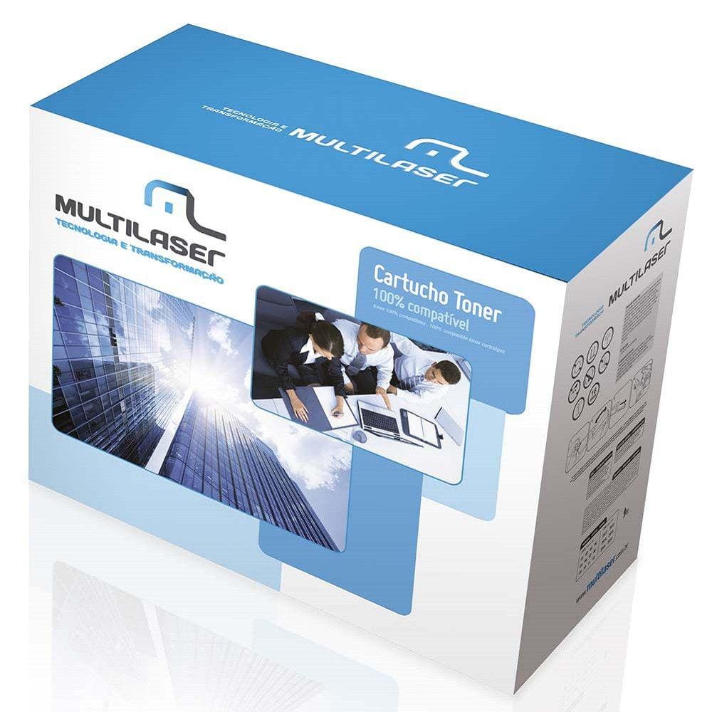 Cartucho Toner compatível com Hp Universal 285/435/436 Preto Multilaser - CT0301