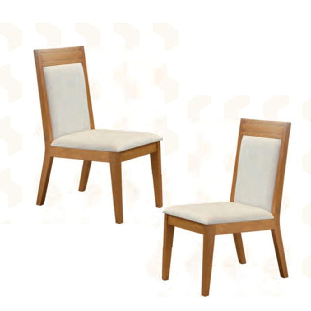 Cadeiras para Mesa de Jantar Estofada - Malta - Art Salas