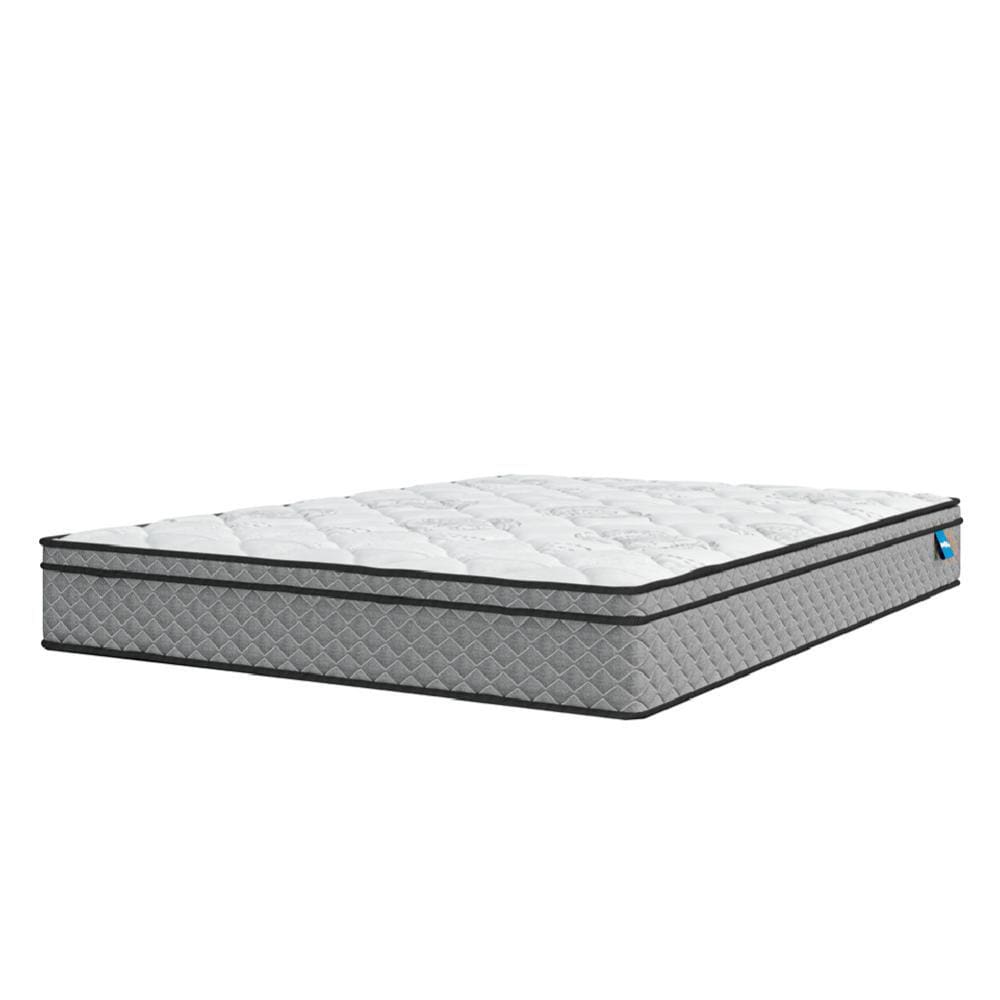 Colchão Casal Molas Ensacadas Mirage 138x188x24cm Cinza/Branco Umaflex - Suporta até 120kg por Pessoa