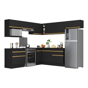 Armário De Cozinha De Canto Rodapé Multimóveis V2106