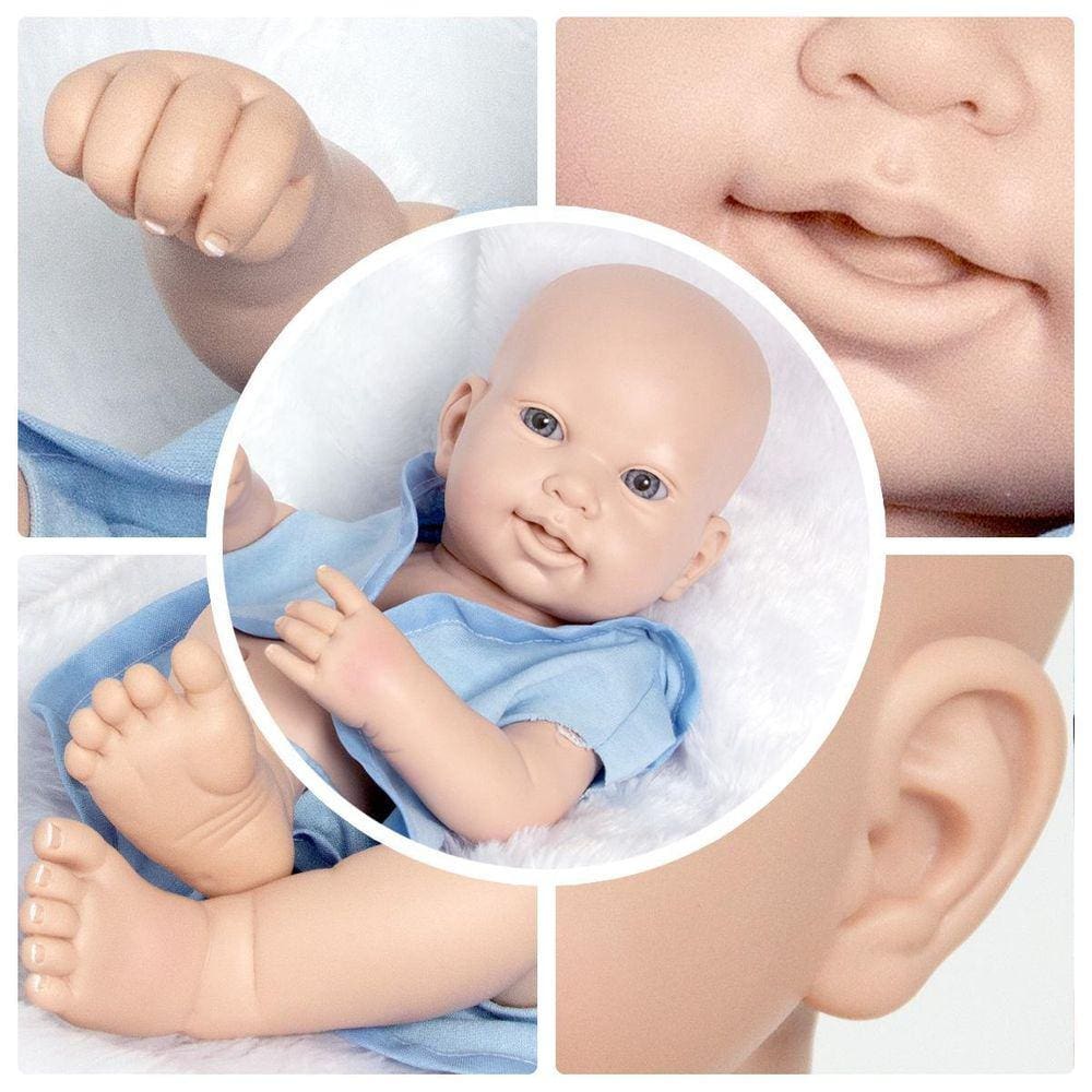 Bebê Boneca Reborn Realista Girafinha Menina de Silicone 48cm Olhos  Castanhos (Pode Dar Banho) IG-500 com o Melhor Preço é no Zoom