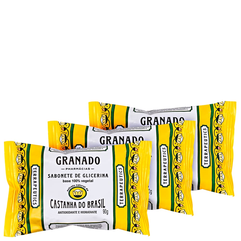 Granado Castanha do Brasil Glicerina - Sabonete Barra 3x90g