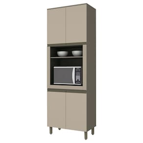 Torre Quente 1 Forno 71,5 Cm Connect Duna/cristal - Henn