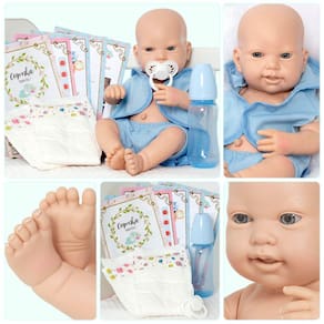 Boneca Gostosa De Abraçar Bebe Reborn Fofinha Realista