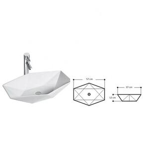 Kit Cuba Pia Louça Cerâmica Banheiro Com Torneira E Válv S27