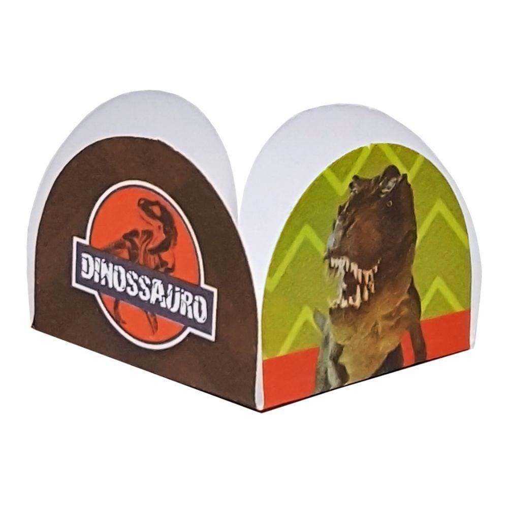 Porta Forminha 4 Pétalas Dinossauro - 50 Unidades