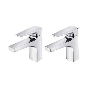 Par Torneiras Monocomando Docol Para Banheiro Lift Cromado