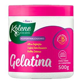 Gelatina Modeladora Kolene Superfinalizadores Rosa 500g