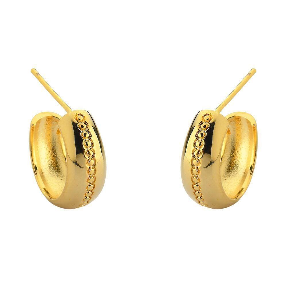 Brinco Argola Banhada Ouro 18k