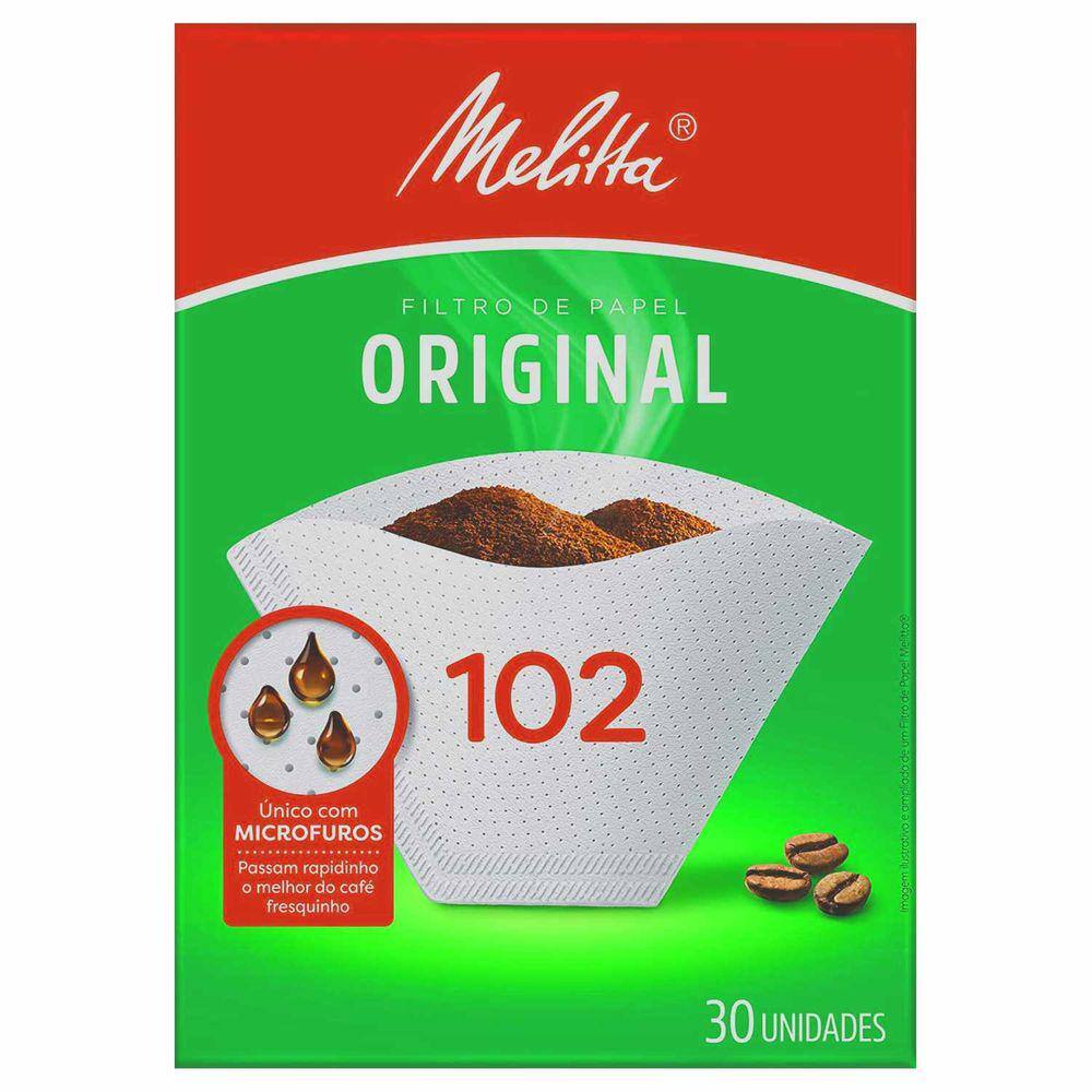 Kit 48un Filtro de Papel 102 p/ Café com Microfuros Melitta