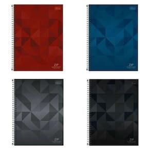 Caderno Espiral Univ. Quadriculado Capa Dura 5x5mm 96 Fls Zip Tilibra