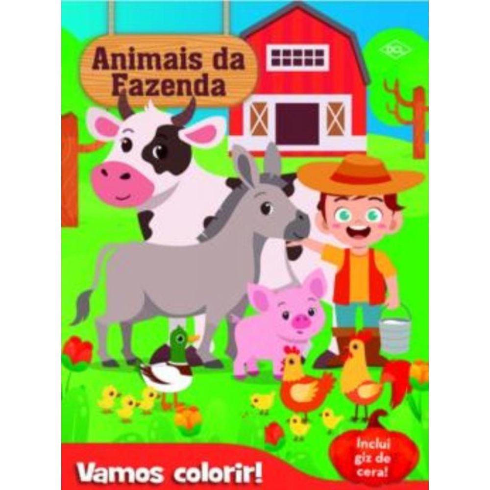 Vamos Colorir - Animais Da Fazenda
