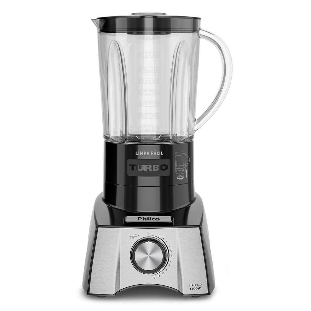 Liquidificador Philco 3L 1400W 12 Velocidades Preto