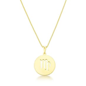 Colar De Signos Banhado A Ouro 18k - Virgem