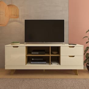 Rack TV 65" 1 Porta e 2 Gavetas Multimóveis CR45173