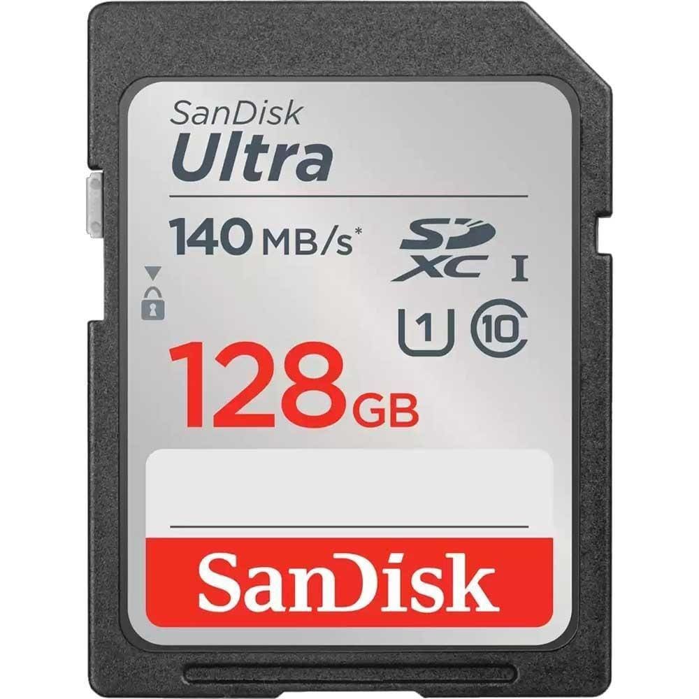 Cartão Sdxc Sandisk Uhs-I Ultra 128Gb - 140Mb/S
