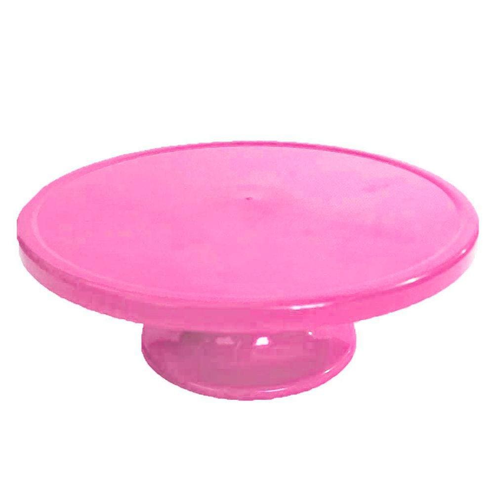 Boleira Suporte para Bolo Liso Pequeno Tons Variados - 17cm