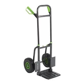 Carrinho De Carga Aço Dobrável 200kg Roda Maciça 112x53x49cm