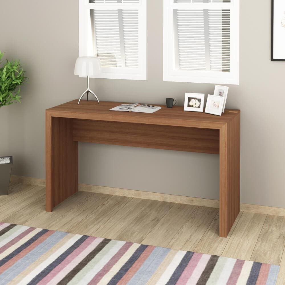 Mesa para Escritório com 127cm - Amêndoa