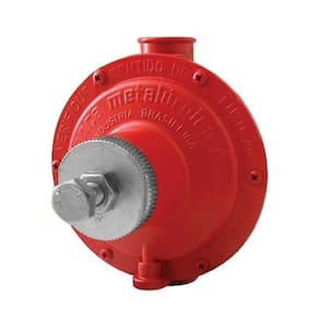 Regulador De Gas Segundo Estagio 76511/02 Vermelho 15Kg 1/2Npt