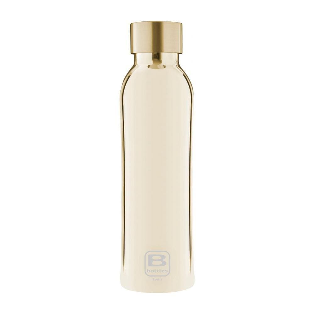 Garrafa Térmica Parede Dupla 500Ml Dourada Luxo Twin Bugatti