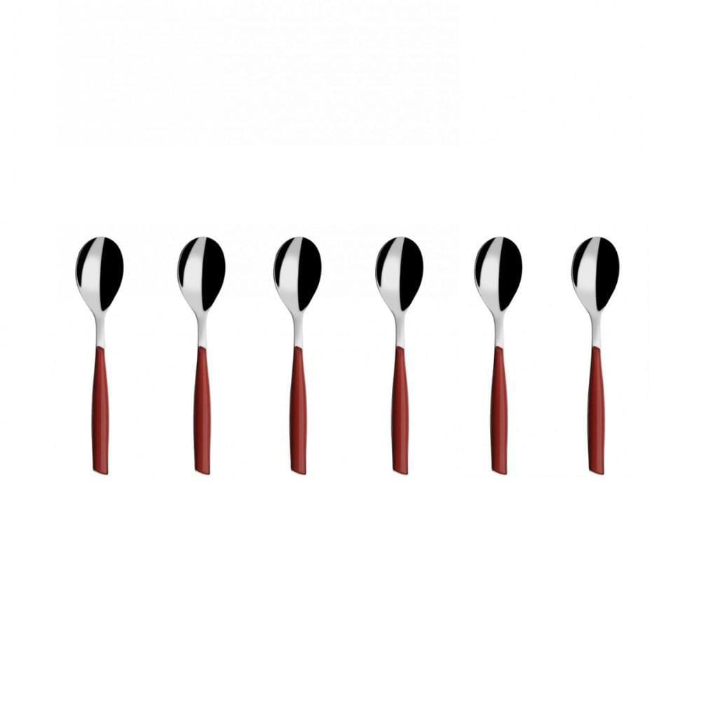Colher para Café 15cm Inox 6 peças Marsala Glamour Bugatti