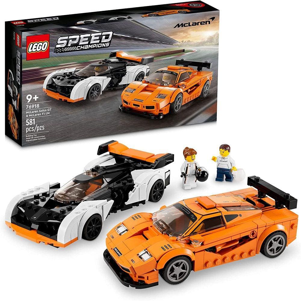 Lego Speed Champions McLaren Solus GT e McLaren F1 LM 76918