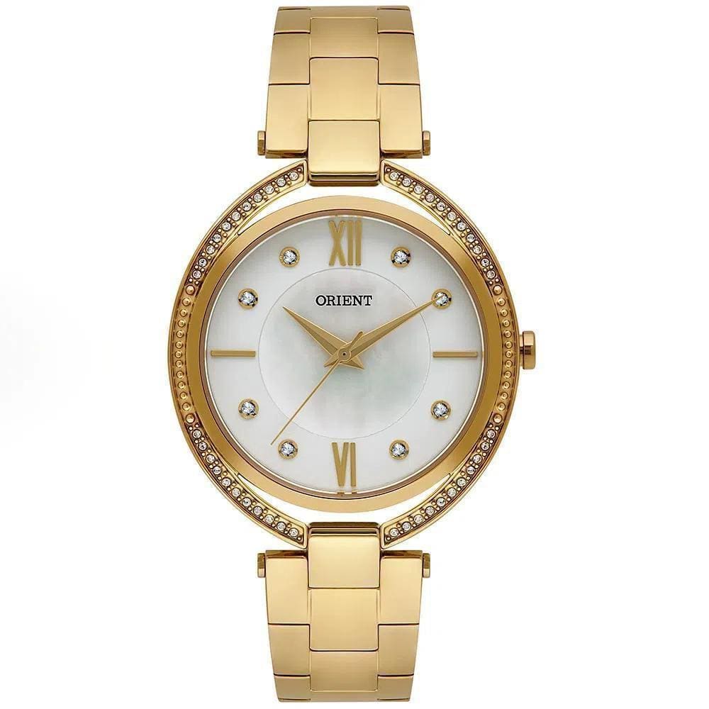 Relógio Orient Unique Feminino Analógico Fgss0208 Dourado