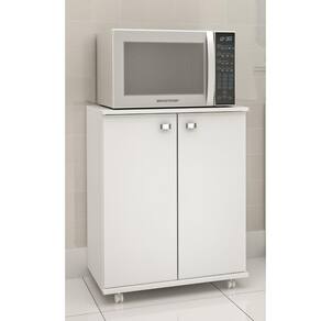 Balcão Multiuso 2 Portas e 1 Prateleira Interna BL3300 Tecno Mobili Branco