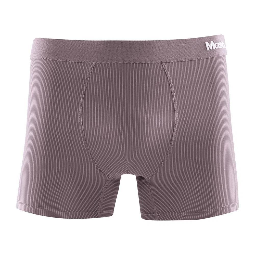 Cueca Boxer Risca de Giz Mash Masculina Microfibra Elástico